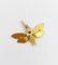 Pendentif Pendentif papillon Art nouveau en or 18K et topaze bleue 58 Facettes A07223
