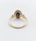 Bague 52 Bague marguerite en or 18k, saphir et diamants taille rose 58 Facettes A07233