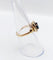 Bague 52 Bague marguerite en or 18k, saphir et diamants taille rose 58 Facettes A07233