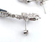 Boucles d'oreilles Boucles d'oreilles en or blanc 18 kt, diamants et saphirs 58 Facettes 322/06 B
