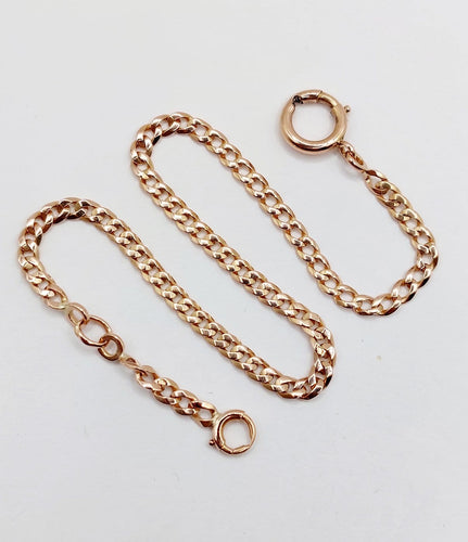 Montre Chaîne giletière de montre en or rose 18k 58 Facettes A07241
