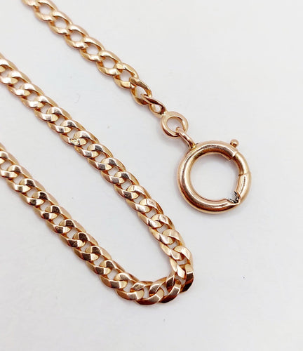 Montre Chaîne giletière de montre en or rose 18k 58 Facettes A07241