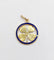 Pendentif Pendentif trèfle en or 18k et émail bleu 58 Facettes A07246