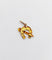 Pendentif Pendentif fer à cheval en or 18k, diamants et pierres rouges 58 Facettes A07268