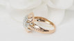Bague 54 Tank - Bague en or jaune, or blanc et diamants 58 Facettes 32894