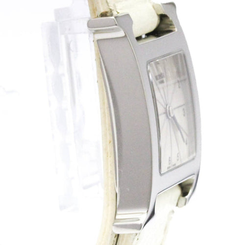 Montre Hermès Heure H - Montre double tour en acier et cuir 58 Facettes xpzwion4jt