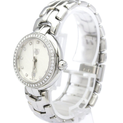 Montre Tag Heuer Link - Montre en acier, diamants et nacre 58 Facettes swpgpc78e4