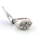 Bague 57 Bague en or blanc 18 ct avec diamants et rubis 58 Facettes 133/26 A 52 26