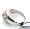 Bague 57 Bague en or blanc 18 ct avec diamants et rubis 58 Facettes 133/26 A 52 26