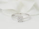 Bague 53 Bague solitaire en or blanc et diamants 0,16 ct 58 Facettes 30917