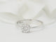 Bague 53 Bague solitaire en or blanc et diamants 0,16 ct 58 Facettes 30917
