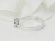 Bague 53 Bague solitaire en or blanc et diamants 0,16 ct 58 Facettes 30917