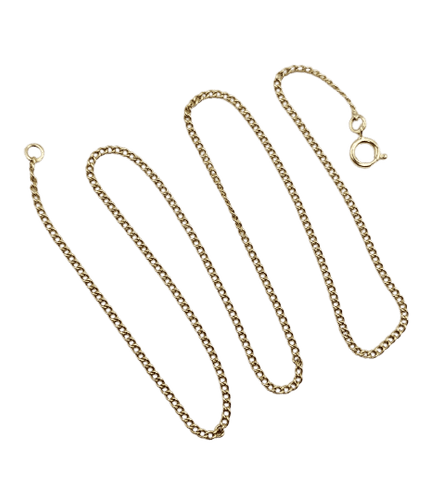 Collier Chaîne vintage - Collier en or 18k maille gourmette 58 Facettes A07126