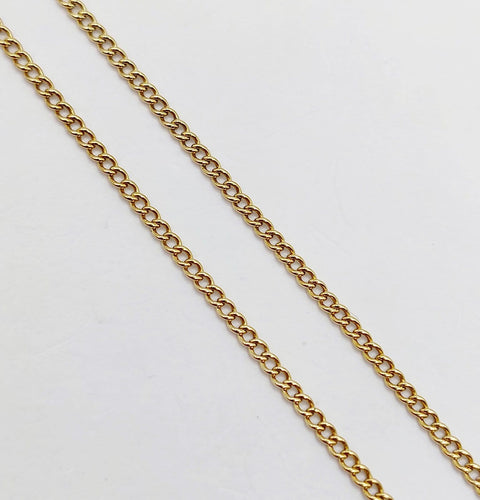 Collier Chaîne vintage - Collier en or 18k maille gourmette 58 Facettes A07126