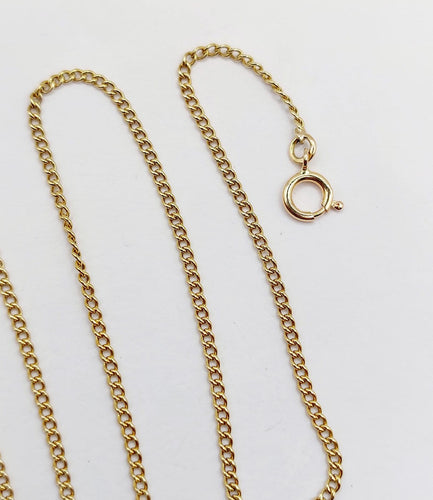 Collier Chaîne vintage - Collier en or 18k maille gourmette 58 Facettes A07126