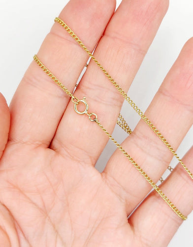 Collier Collier maille gourmette 40,5 cm en or jaune 18K 58 Facettes A07126