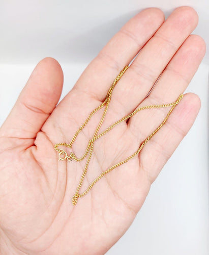 Collier Chaîne vintage - Collier en or 18k maille gourmette 58 Facettes A07126