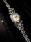 Montre Omega - Montre-bracelet Art déco en platine et diamants 58 Facettes BRACCIALE 4531 ET