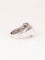 Bague 53 Bague géométrique en or blanc et diamants 58 Facettes 1239