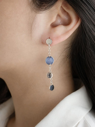 Boucles d'oreilles Hermès Confettis - Boucles d'oreilles en argent et or rose 58 Facettes 1218.8