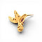 Broche E. Wolfe & Co - Broche colibri en or jaune, rubis et diamants 58 Facettes BRO-1001