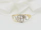 Bague 59 Bague Toi et Moi en or bicolore et diamants 58 Facettes 33092