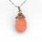 Pendentif Victorien - Pendentif en or jaune 18k, corail et diamants 58 Facettes NE-1010