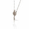 Collier Art Nouveau - Collier pendentif en platine et diamants 58 Facettes NE-1009