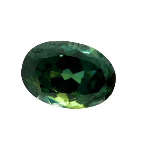 Saphir - Pierre ovale 3,55 ct naturelle non chauffée 58 Facettes