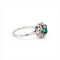 Bague 58 Mellerio - Bague Daisy en platine, émeraude et diamants 58 Facettes RI-1028
