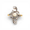 Bague 54 Art Nouveau - Bague en or jaune, platine, perle et diamants 58 Facettes RI-1032