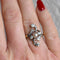 Bague 54 Art Nouveau - Bague en or jaune, platine, perle et diamants 58 Facettes RI-1032