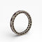 Bague 52 Bague éternité vintage en or 18k, rubis et diamants 58 Facettes RI-1035