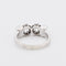 Bague 51 Art déco - Bague Toi et Moi en platine, or blanc et diamants 58 Facettes