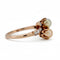 Bague 54 Belle Époque Toi et Moi - Bague en or rose, perles et diamants 58 Facettes RI-1014