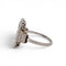 Bague 53 Art déco Toi et Moi - Bague en platine et diamants taille ancienne 58 Facettes RI-1048