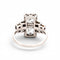 Bague 53 Art déco Toi et Moi - Bague en platine et diamants taille ancienne 58 Facettes RI-1048
