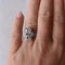 Bague 53 Art déco Toi et Moi - Bague en platine et diamants taille ancienne 58 Facettes RI-1048