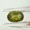 Saphir vert de Ceylan - Pierre ovale 2,47 ct naturelle non chauffée 58 Facettes