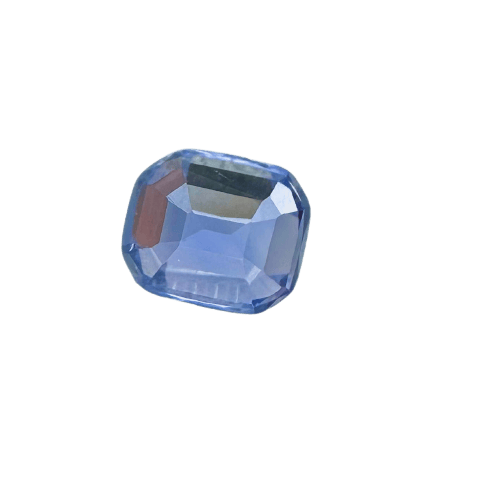 Saphir - Pierre taille émeraude 0,89 ct de Ceylan 58 Facettes