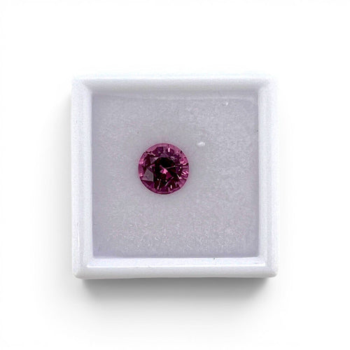 Spinelle - Pierre ronde 1,75 ct rose vif du Vietnam 58 Facettes