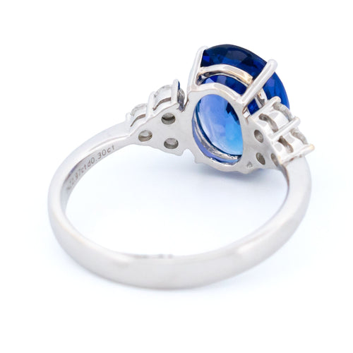Bague 53 Bague en or blanc 18k, tanzanite et diamants 58 Facettes D2A1087E7086472AAA3F71EAA193EFBB