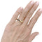 Bague 51 Cartier Psychée - Bague en or jaune, diamants et saphirs 58 Facettes 35681