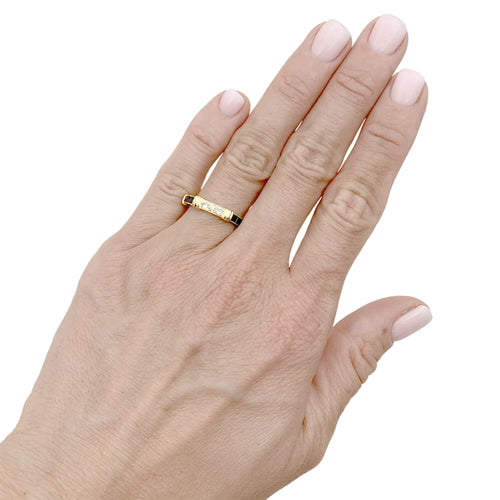 Bague 51 Cartier Psychée - Bague en or jaune, diamants et saphirs 58 Facettes 35681