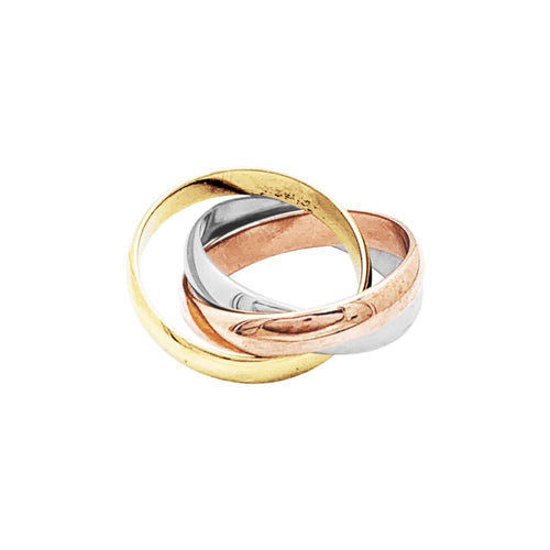 Bague 49 Cartier Trinity - Bague trois ors 58 Facettes 35678