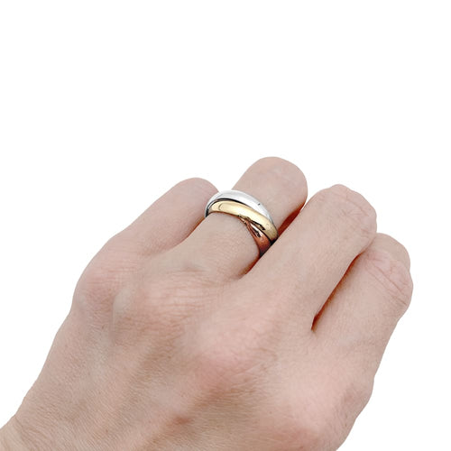 Bague 49 Cartier Trinity - Bague trois ors 58 Facettes 35678