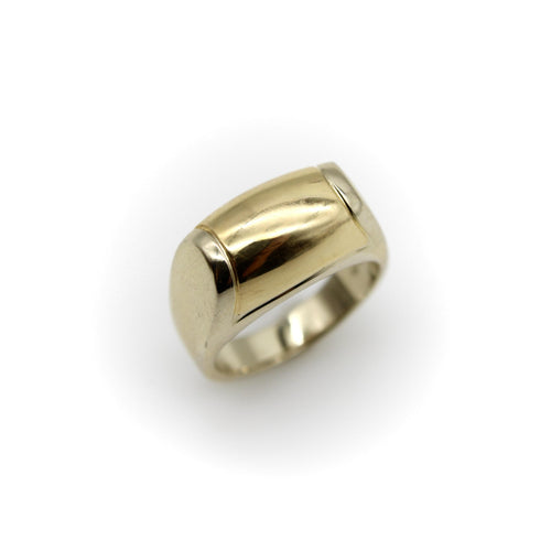 Bague 50 Bvlgari Tronchetto - Bague vintage deux ors 18K 58 Facettes A2009J