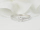 Bague 53 Bague solitaire en or blanc et diamants 58 Facettes 32448/31791