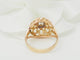 Bague 55 Bague Tank ancienne en or rose 18 carats avec diamant – Années 1940 58 Facettes 33321