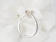 Bague 54 Bague solitaire en or blanc et diamants 1,20 ct 58 Facettes 32038